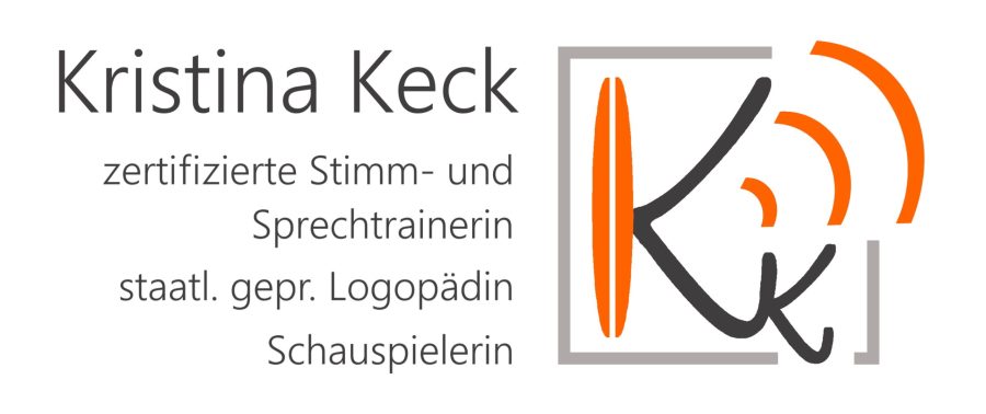 Kristina Keck, zertifizierte Stimmtrainerin, Sprechtrainerin, staatlich geprüfte Logopädin, Atem- und Schlucktherapeutin, Schauspielerin